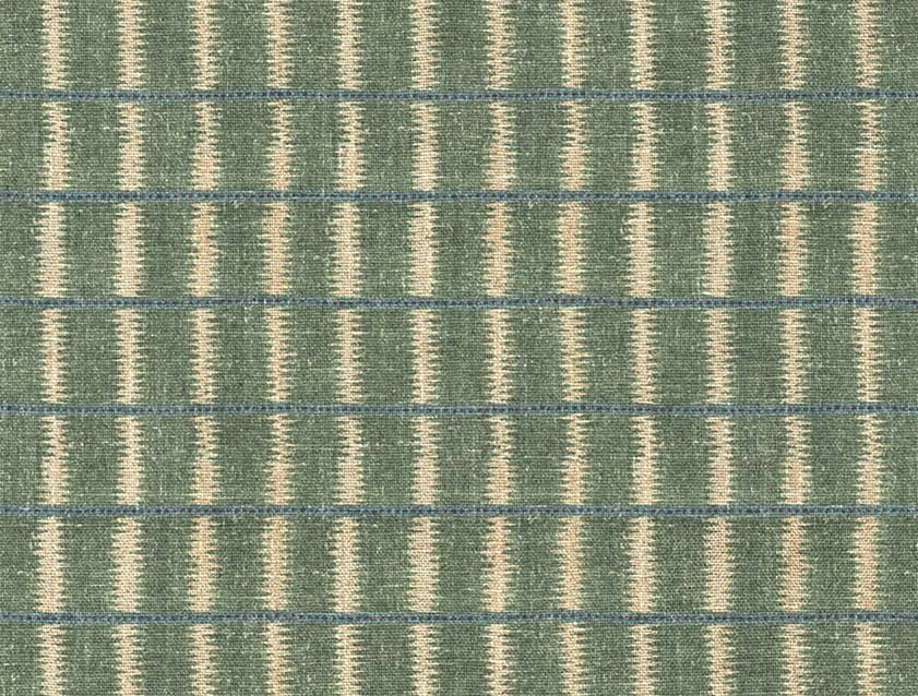 Spill Resistant V&A Ikat Mirage Forest